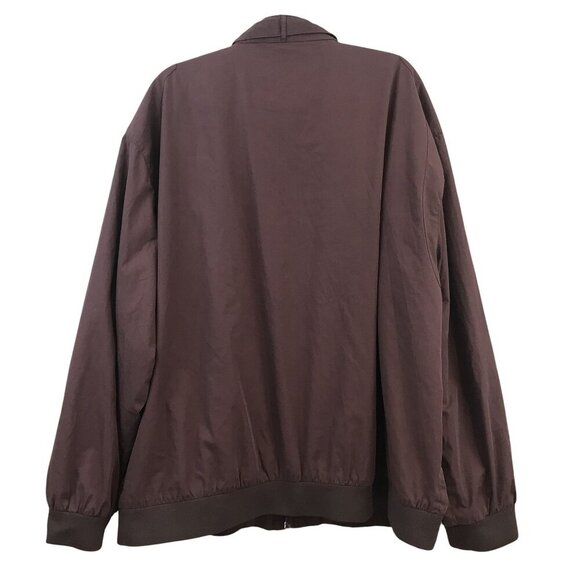 Vintage Barrage 3XL Tall Brown Lightweight Racer Bomber Jacket Pockets Full Zip - Picture 3 of 10